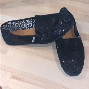 TOMS Black Sparkle Women’s Size 11